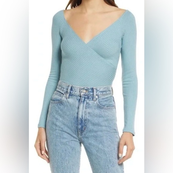 Reformation Tops - Reformation Sky Blue Minnie Top NWT